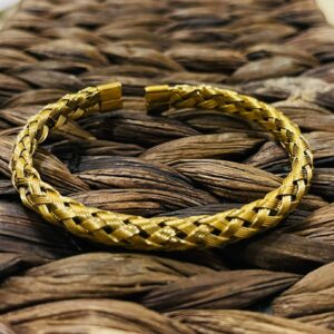 Gold Plated Hand Cuff